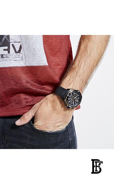 GUESSMen's Silicone Chronograph Watch W1168G3 image 5