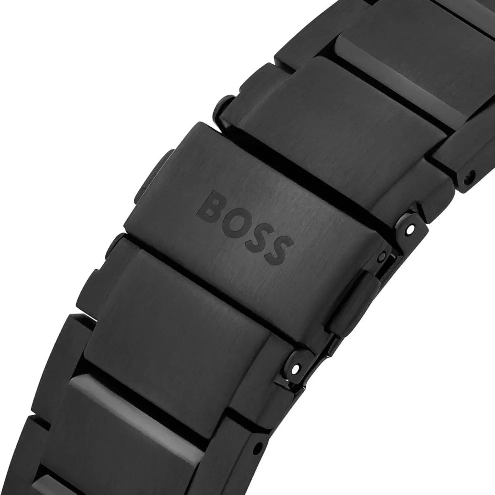 Hugo Boss Peak Men’s Chronograph Watch 1514192 – Black Dial, Black Stainless Steel Strap