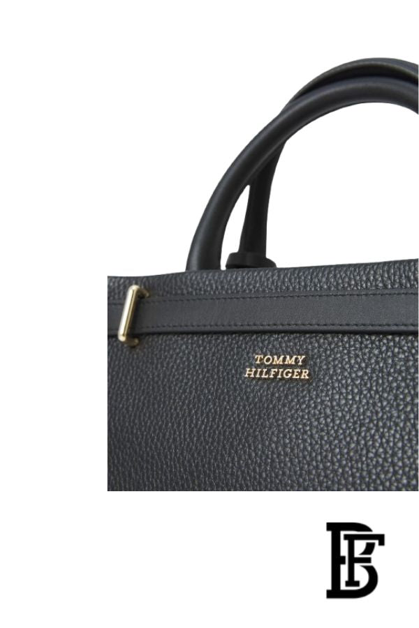 Tommy Hilfiger American Icon Mini Tote Handbag – Black image 5
