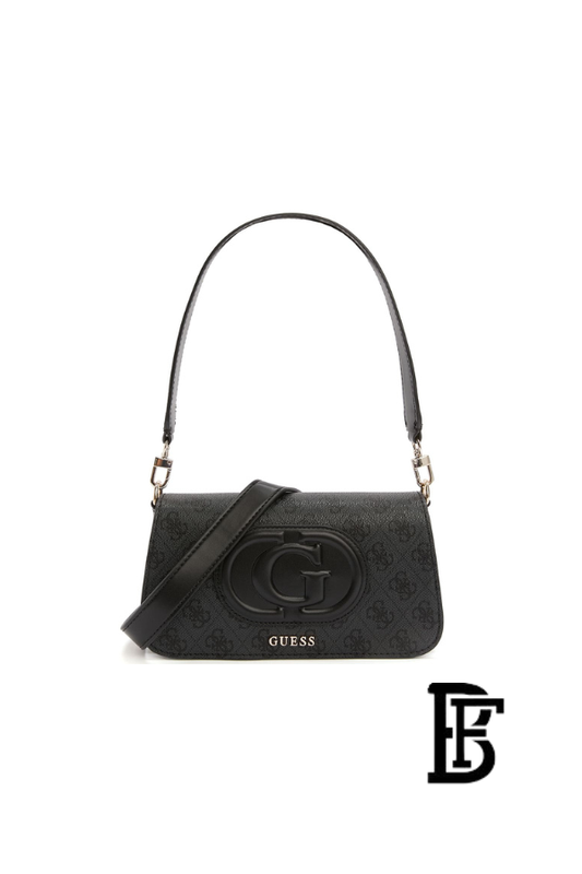 Guess Black Women Shoulder Bag Hwesg951320 – Elegant Everyday Shoulder Bag image 1