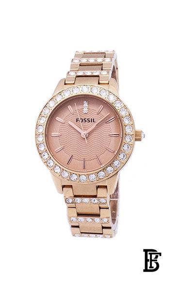 FOSSIL Women's Jesse Stainless Steel Analog Watch ES3020 - 34 mm - Rose Gold image 1