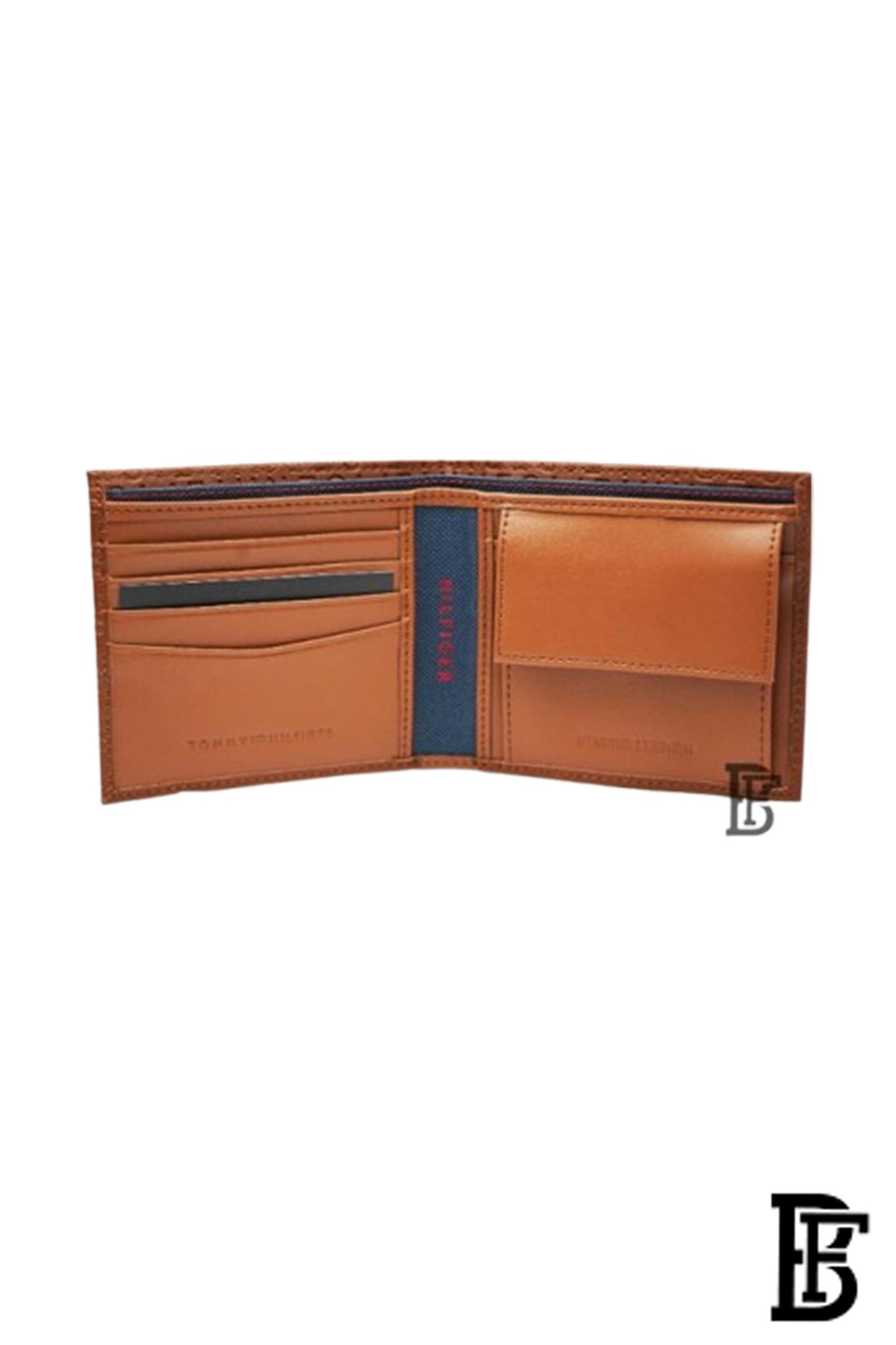 tommy-hilfiger-wallet-for-men-genuine-leather-brown-authentic-h-patterned image 4