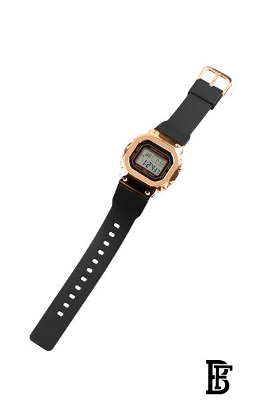 SKMEI Digital Watch for Men Women Waterproof Outdoor Military Sports SK1769 Black-Gold image 3
