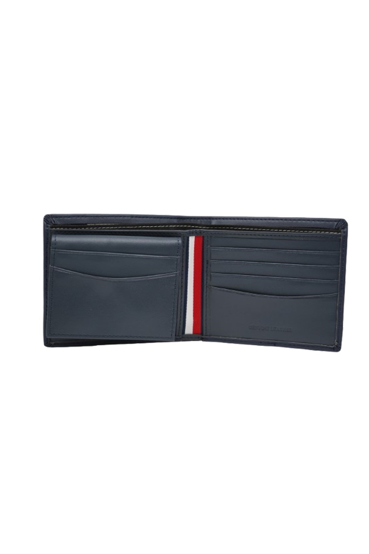 Tommy Hilfiger Wallet is a one to face solid style covered in light/BLUE-leather image 9