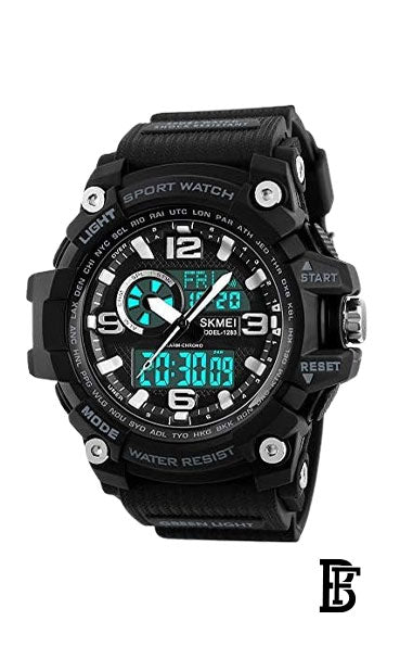 SKMEI Men's Military Wrist Watch SK1283 Black image 3