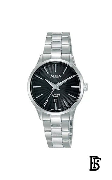Alba AH7W43X Women's Stainless Steel Quartz Analog Wrist Watch Warranty from Elaraby Group image 1