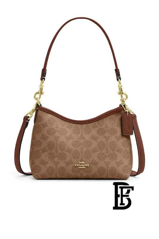 Coach Brown Women Shoulder Bag Cbh15 – Elegant Everyday Shoulder Bag image 1