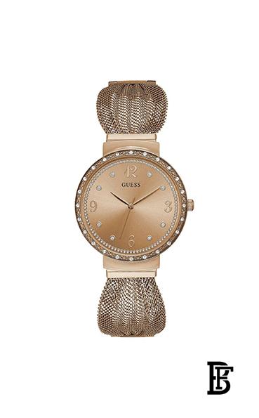 GUESS Women's Chiffon Water Resistant Analog Watch W1083L3 image 1