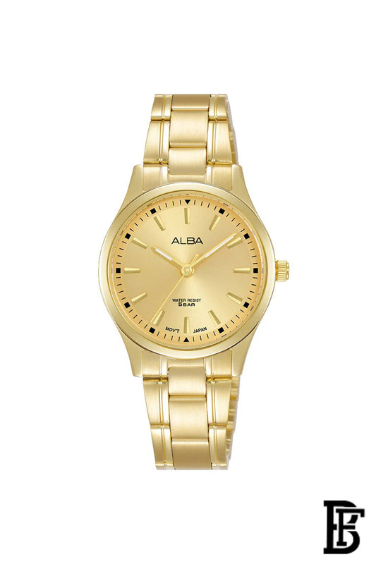 Alba ARX026X Women's Stainless steel Quartz Analog Wrist Watch Warranty from Elaraby Group image 1