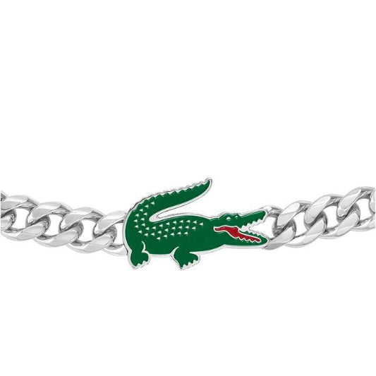 Lacoste Men's Arthor Jewelry Stainless Steel Adjustable Bracelet, image 1