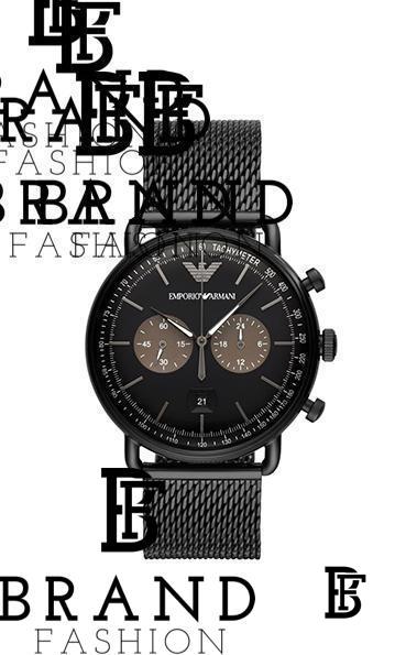 EMPORIO ARMANIMen's Aviator Water Resistant Chronograph Watch AR11142 image 1