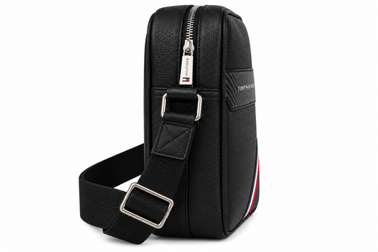 TOMMY HILFIGER BLACK MEN CROSSBODY BAG
