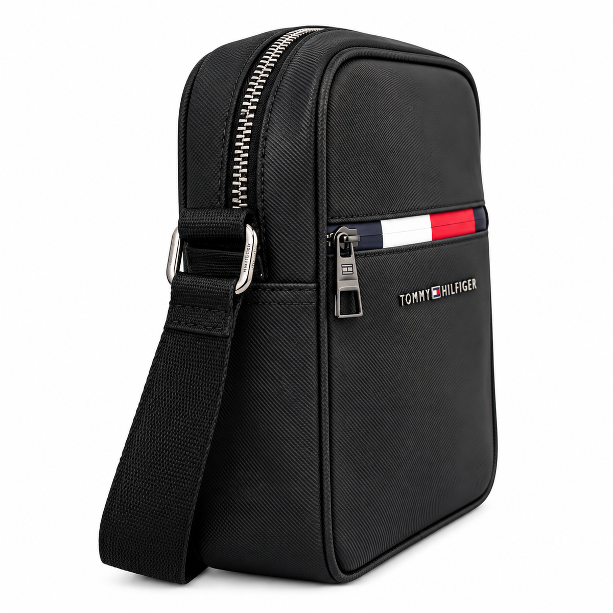 TOMMY HILFIGER BLACK CROSS BAG