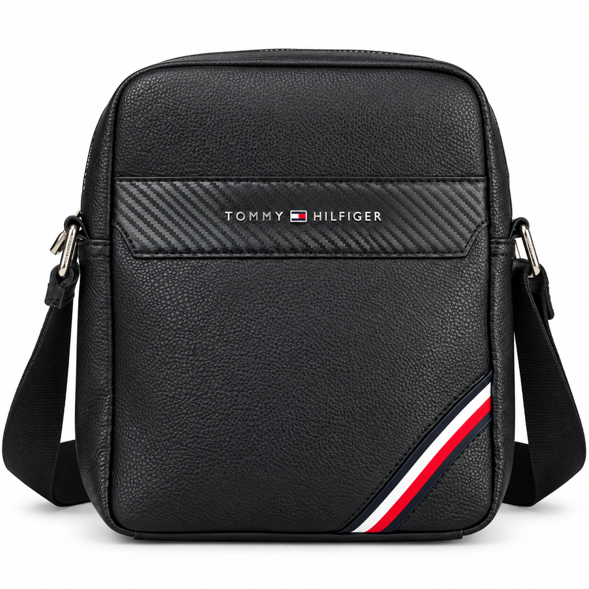 TOMMY HILFIGER BLACK MEN CROSSBODY BAG