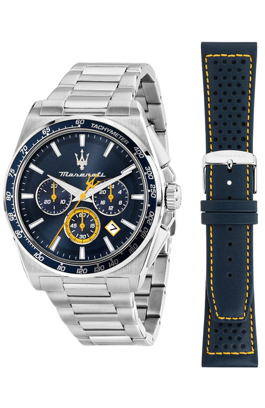 Maserati Velocità Chronograph Gift Set Men's Watch - Model R8873652001