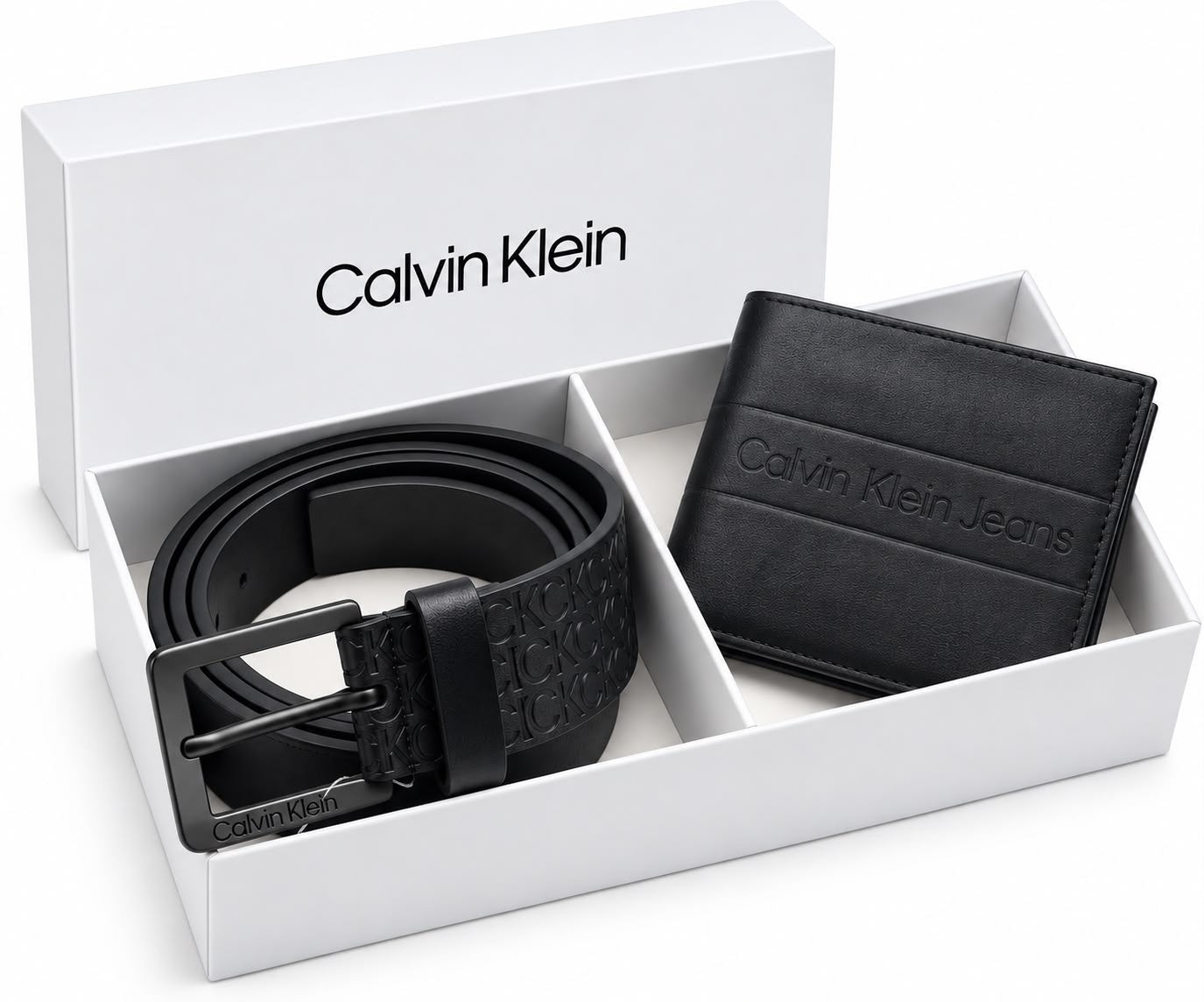 CALVIN KLEIN Wallet & Belt Set