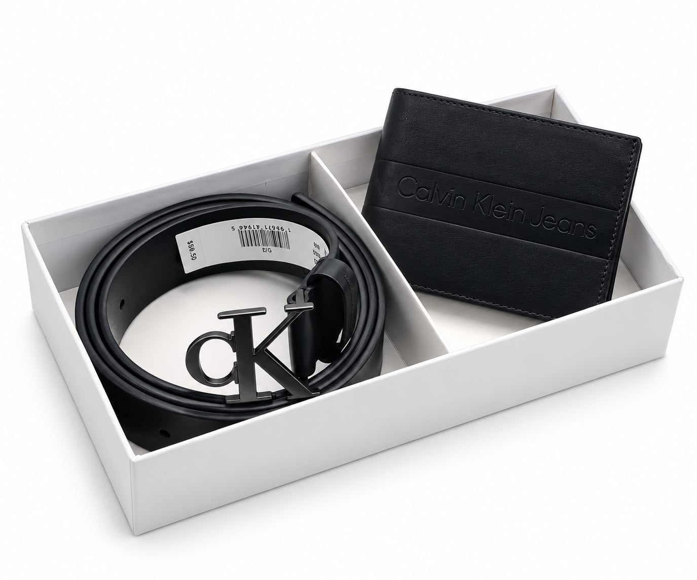 CALVIN KLEIN Wallet & Belt Set