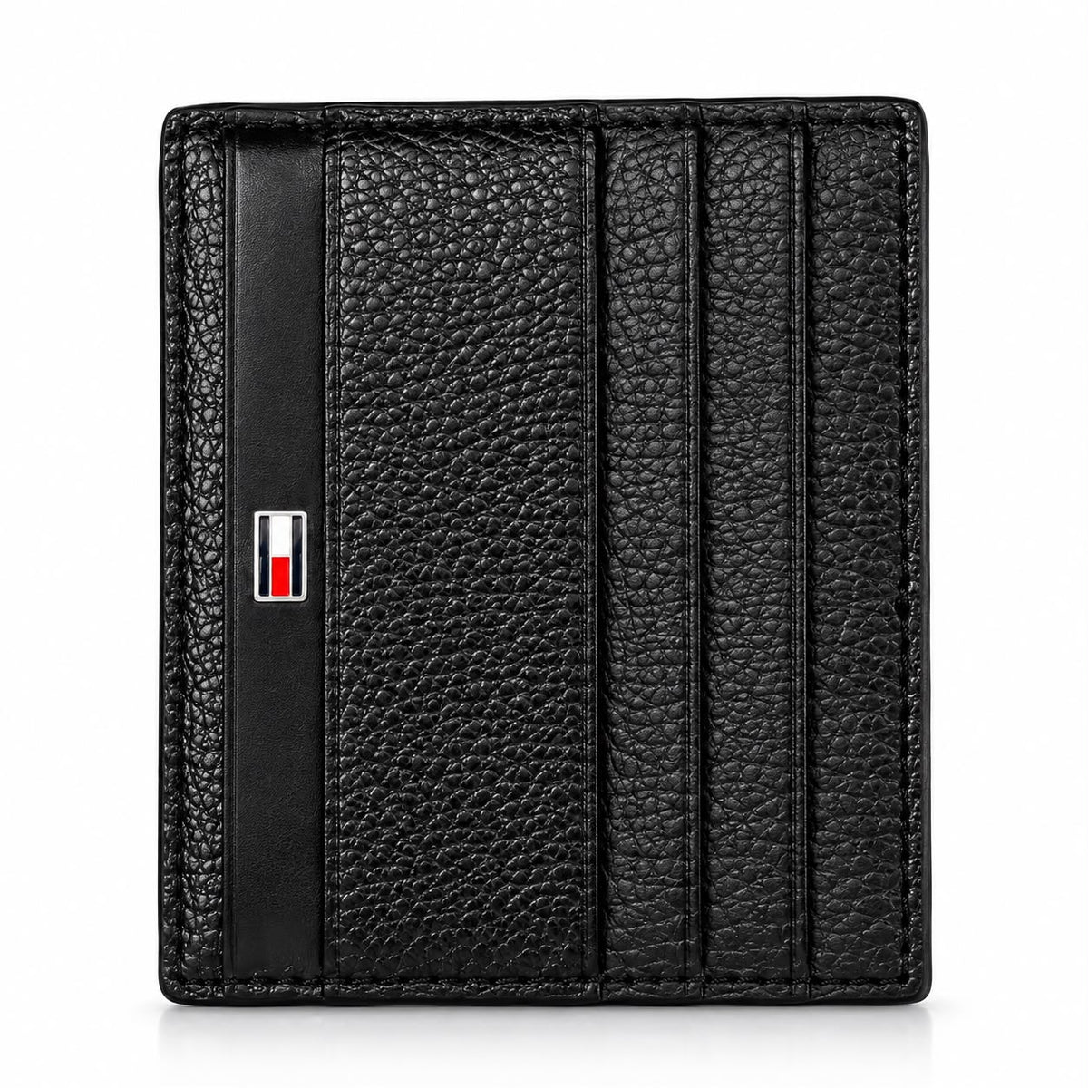 TOMMY GENUINE LEATHER SET WALLET, CH & CHAIN