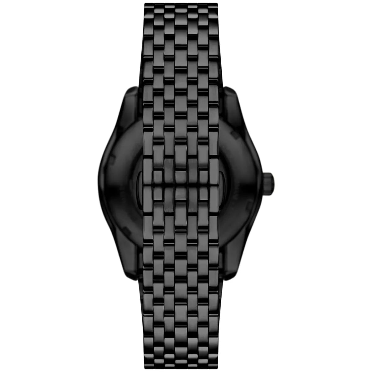 Emporio Armani Antonio Men's Watch AR60093 – Black Dial Automatic & Black Stainless Steel Strap 43mm