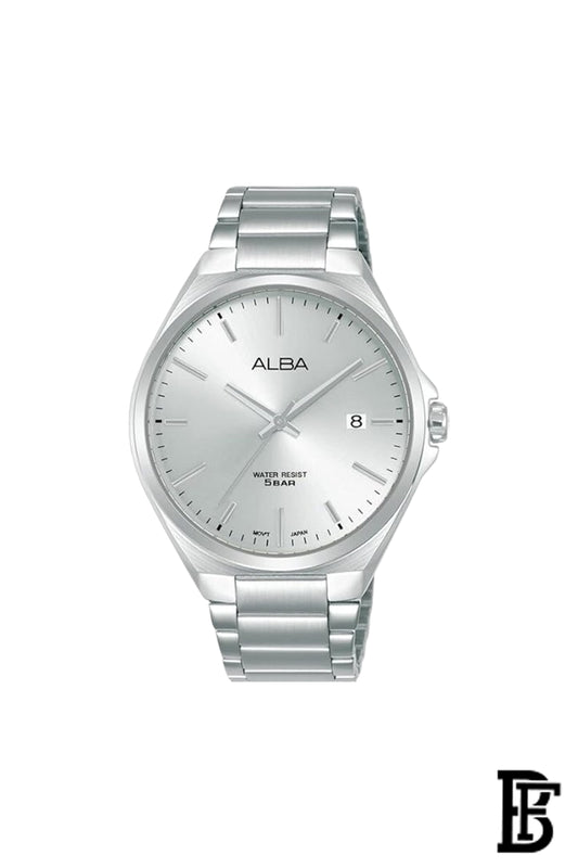 Alba AS9P91X Men's Stainless steel Quartz Analog Wrist Watch Warranty from Elaraby Group image 1