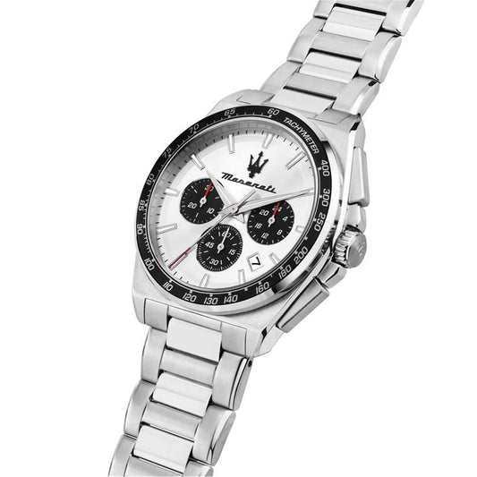 Maserati Velocita Men's Silver Watch - Model R8873652006