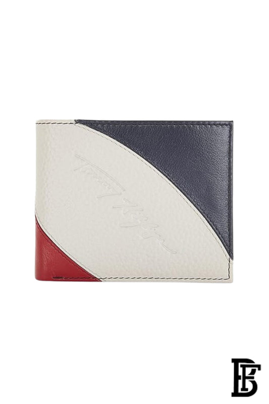 Tommy Hilfiger Red, White & Blue Leather Men's Wallet-wallet00123 image 1