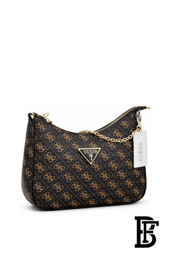 Guess Noelle 3-in-1 Shoulder Bag Set for Women – Brown 4G Logo image 2