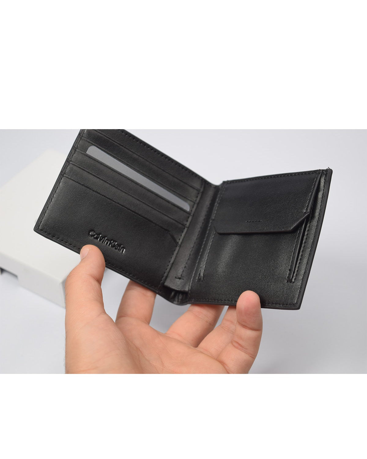 Calvin Klein Wallet for Men, Leather, Black image 3