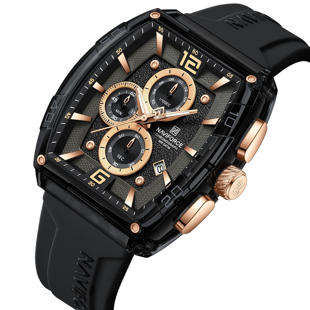 Naviforce Watch For Men NF6101-B-Y-B