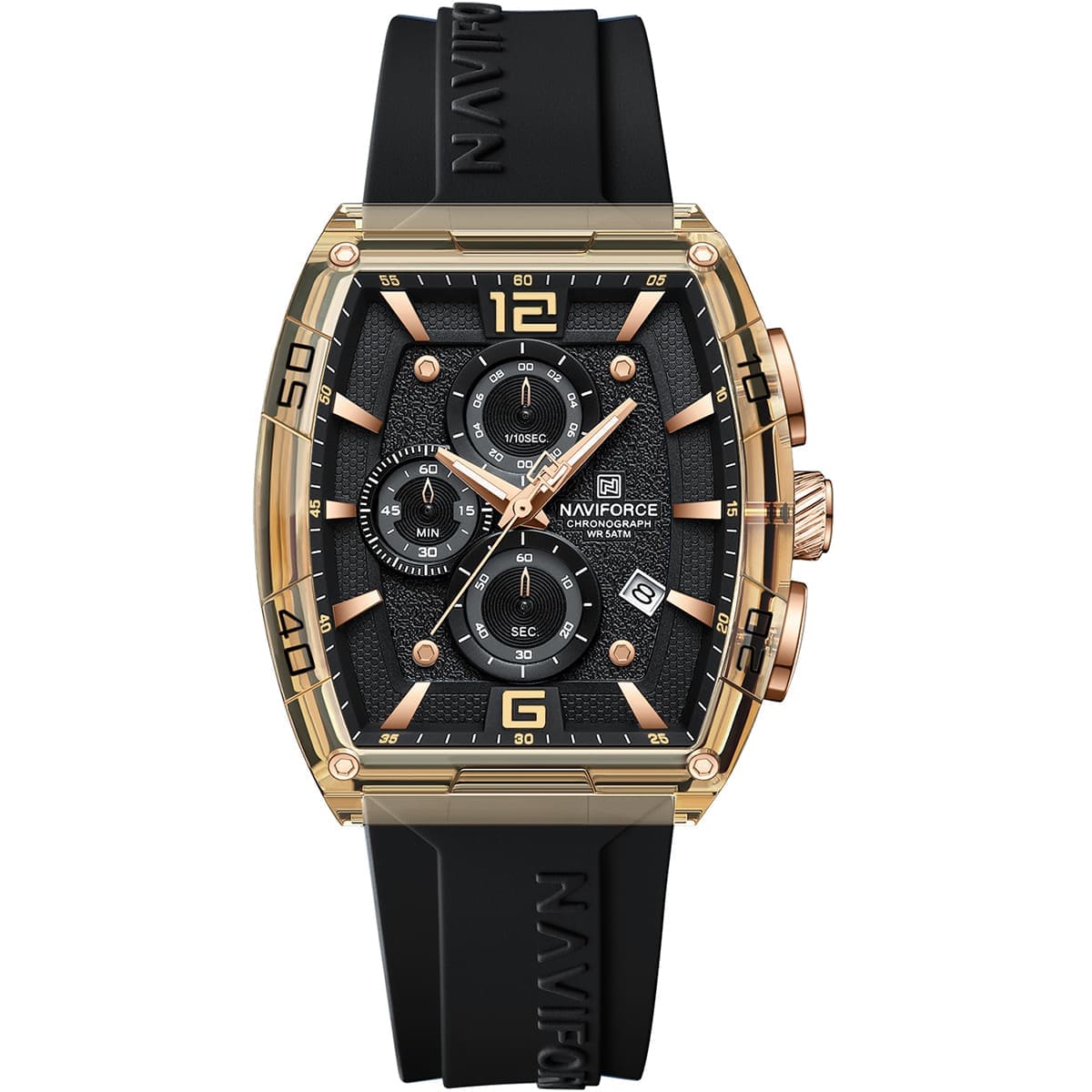 Naviforce Watch For Men NF6101-RG-Y-B