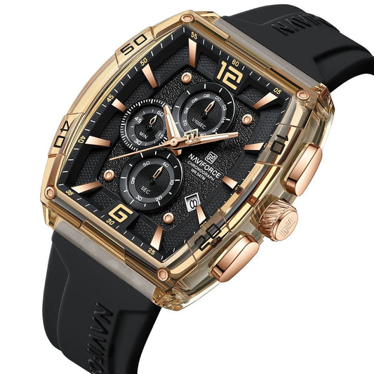 Naviforce Watch For Men NF6101-RG-Y-B