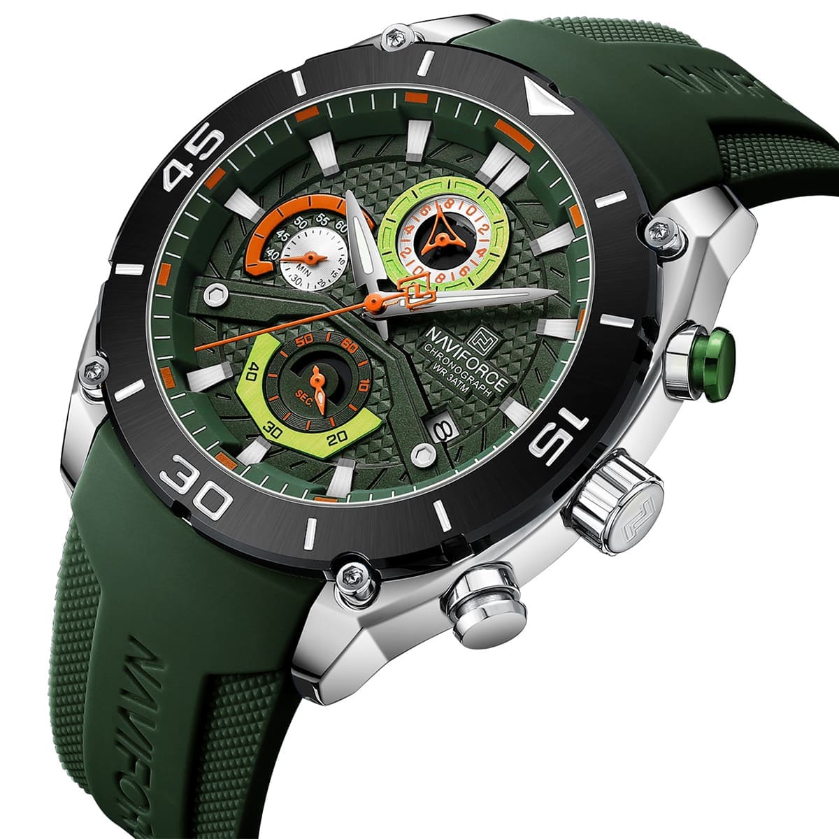 Naviforce Watch For Men NF8038-S-GN-GN