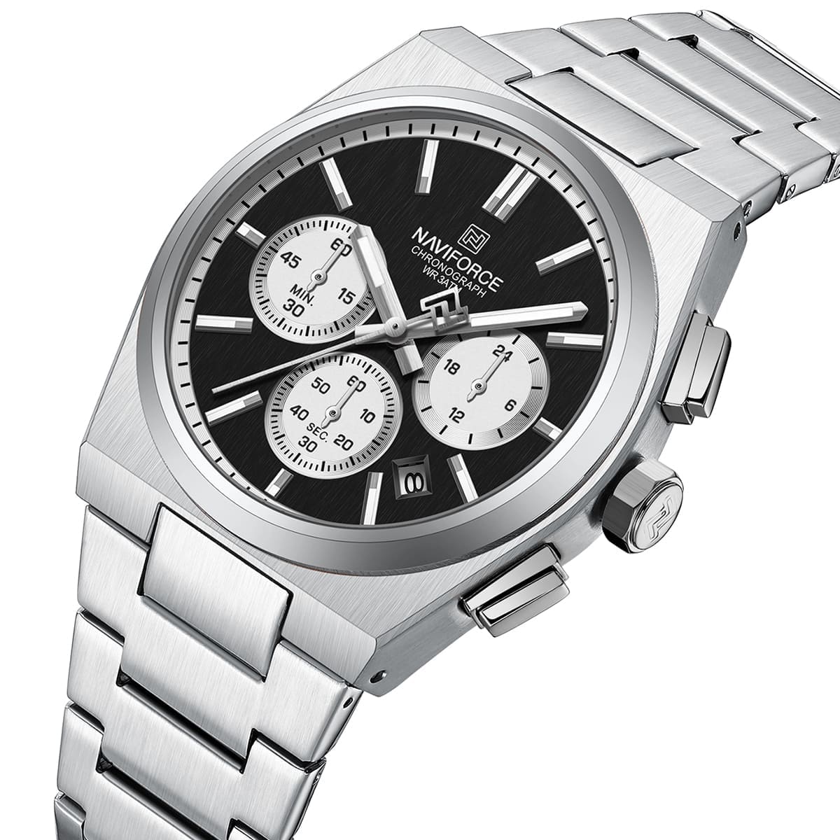 Naviforce Watch For Men NF8048G-S-B-S