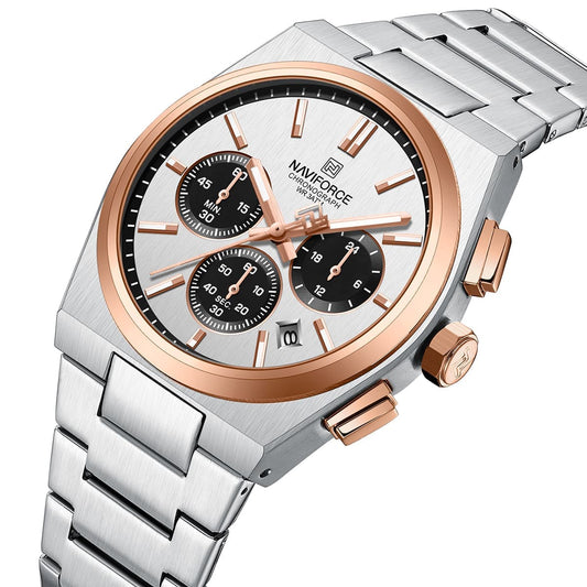 Naviforce Watch For Men NF8048G-S-W-RG