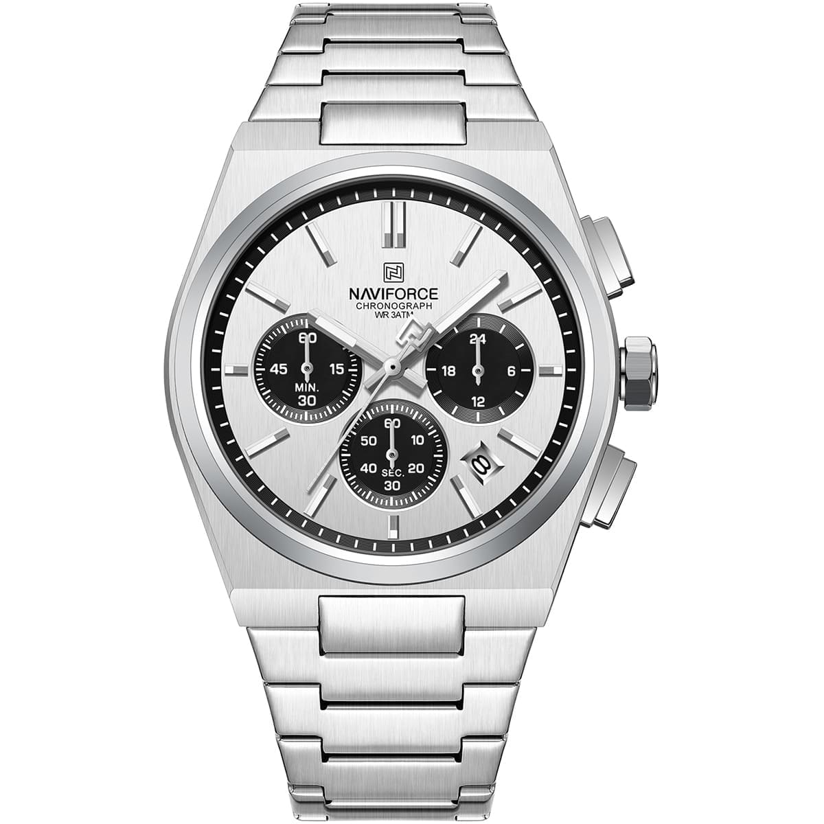 Naviforce Watch For Men NF8048G-S-W-S