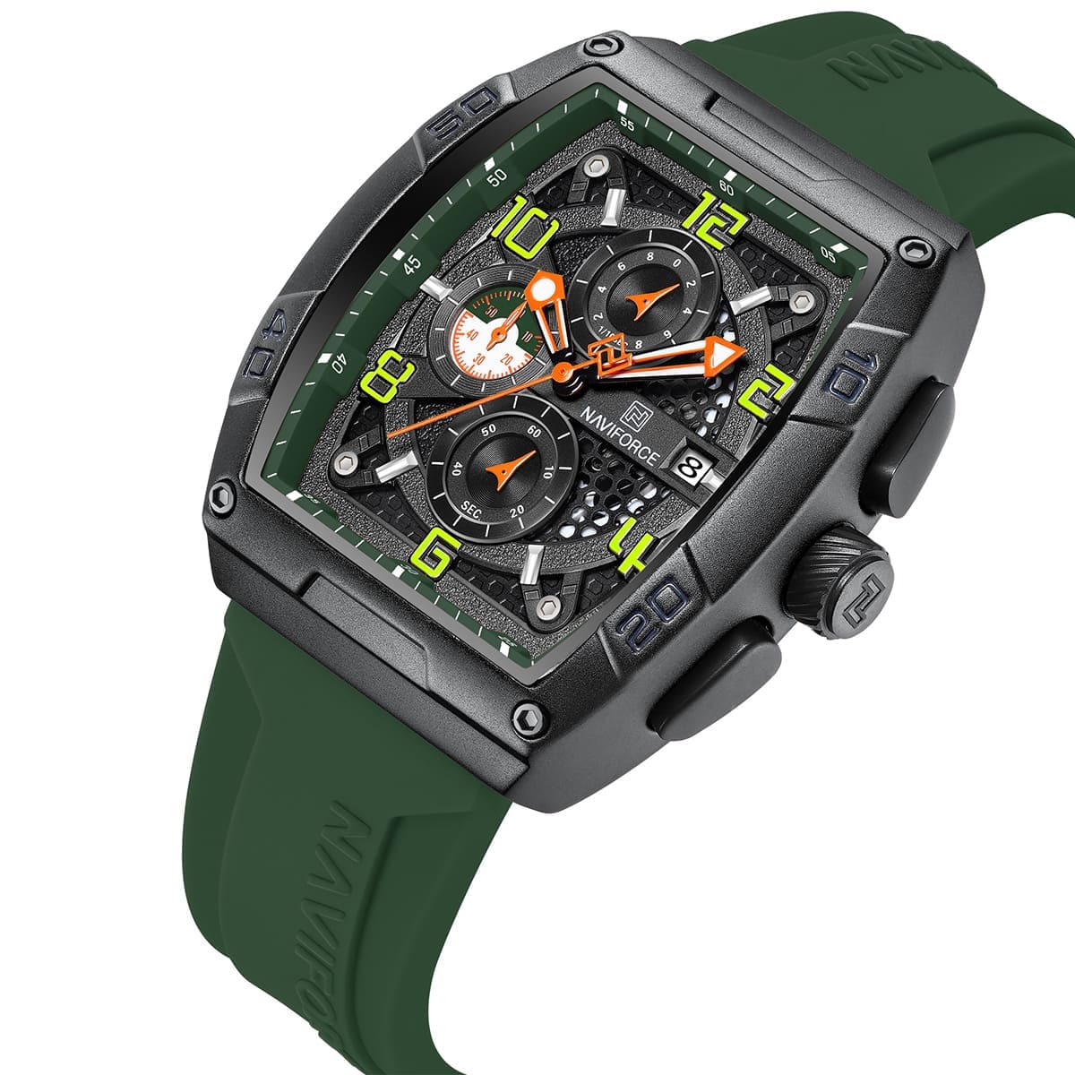 Naviforce Watch For Men NF8052-B-GN-GN