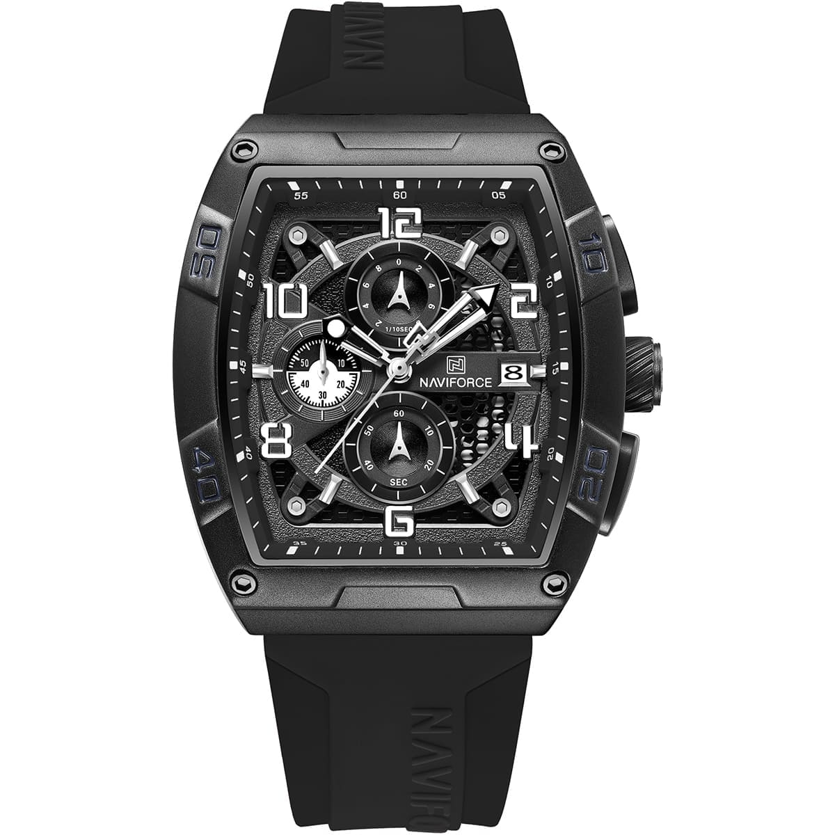 Naviforce Watch For Men NF8052-B-W-B