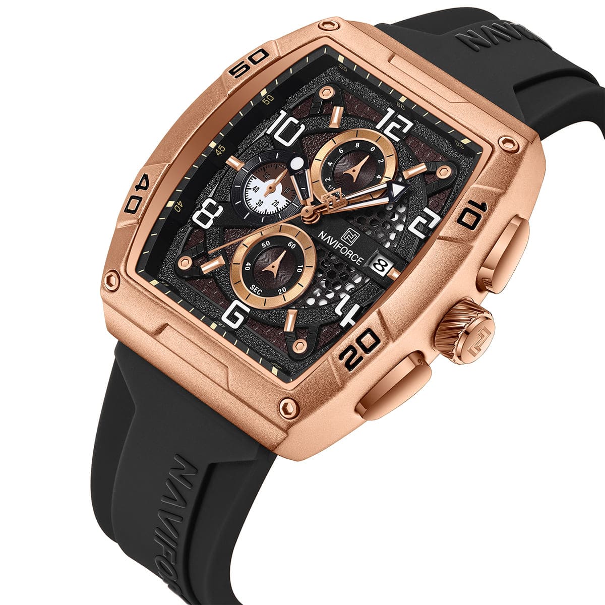 Naviforce Watch For Men NF8052-RG-CE-B