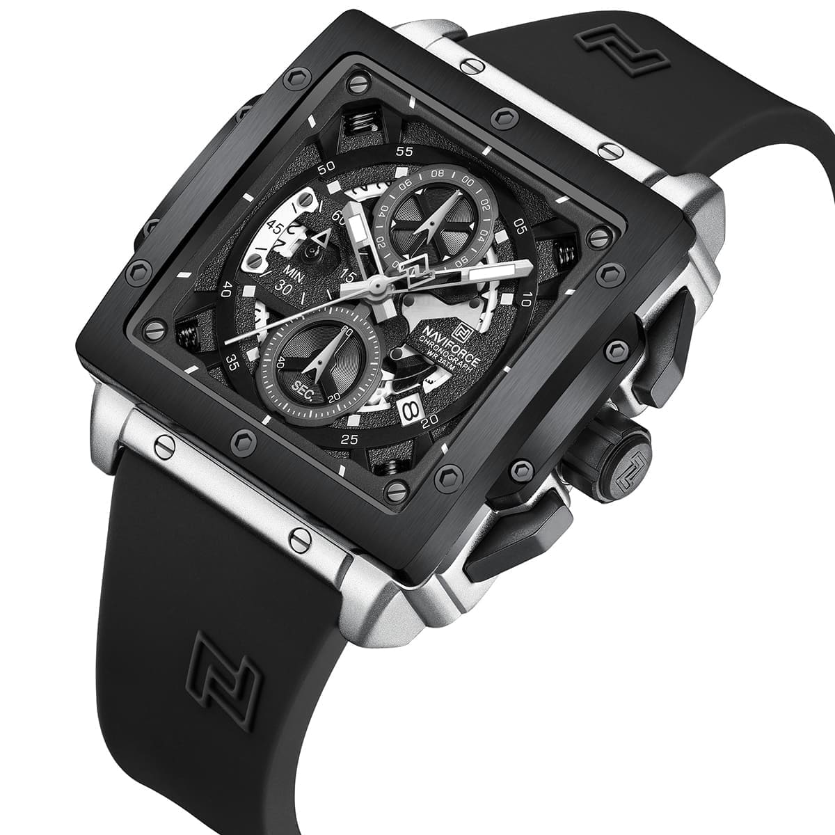 Naviforce Watch For Men NF8064-S-B-B