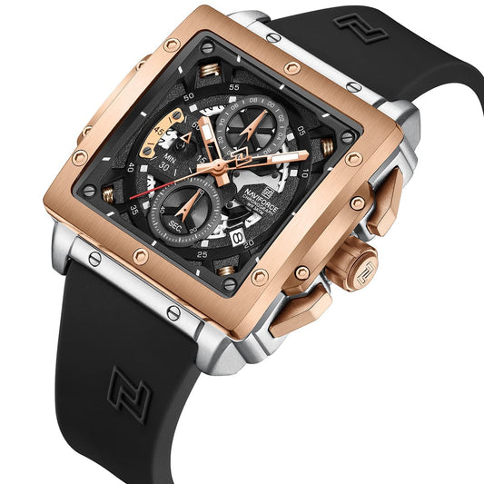 Naviforce Watch For Men NF8064-S-RG-B