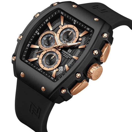 Naviforce Watch For Men NF8070-B-RG-B