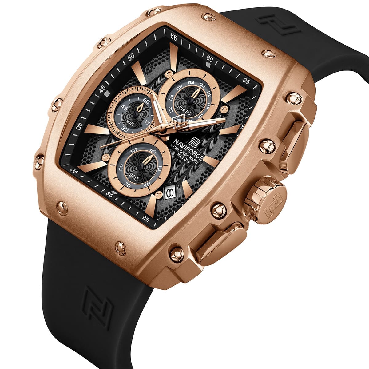 Naviforce Watch For Men NF8070-RG-B-B