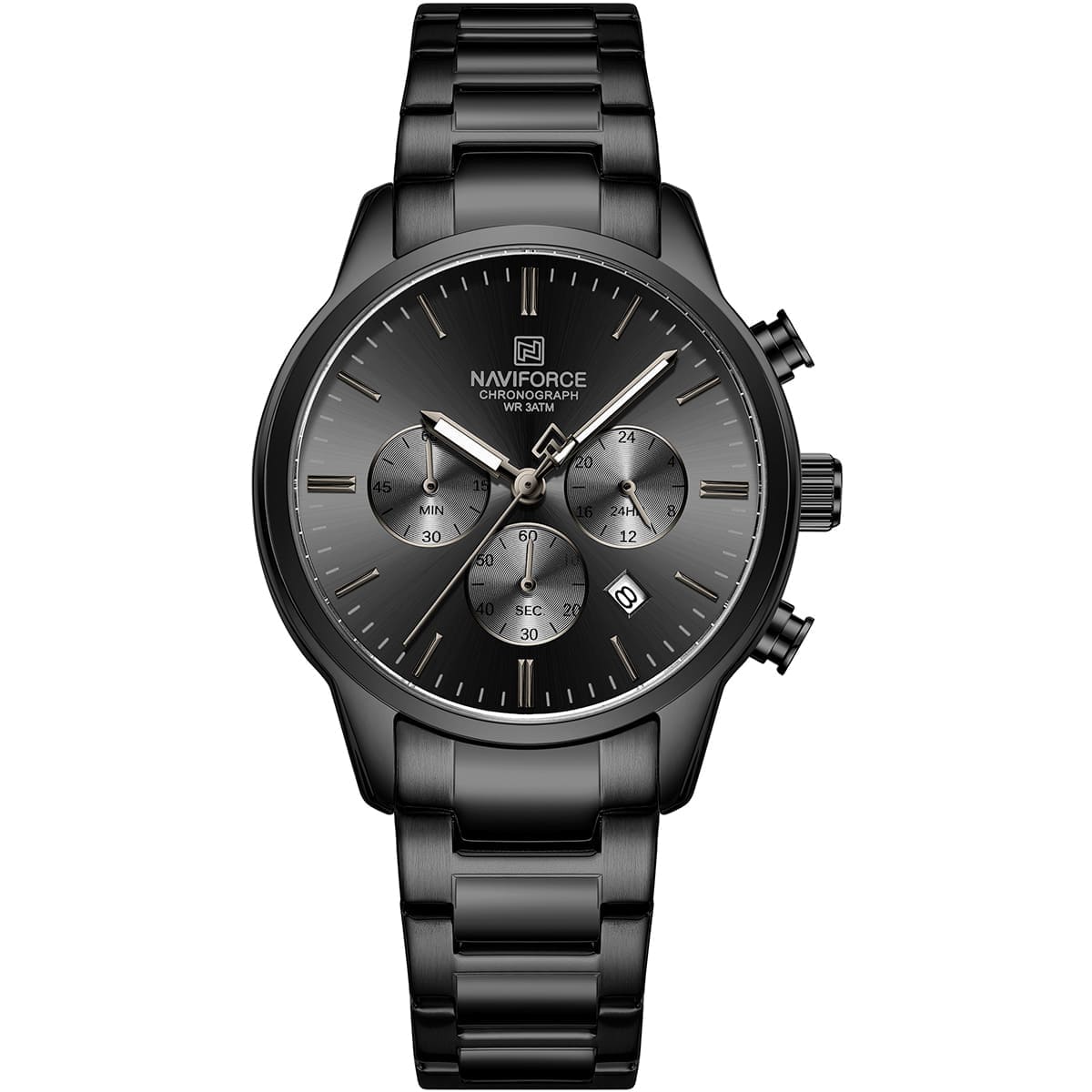 Naviforce Watch For Men NF8076-B-B-B