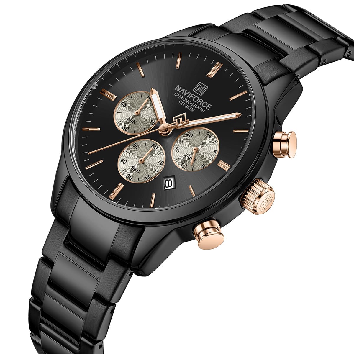 Naviforce Watch For Men NF8076-B-RG-B