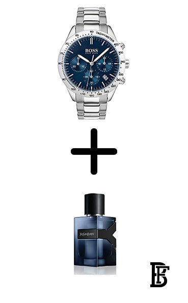 Hugo Boss Watch For Men 1513582 + Gift perfume Tester 30 ml image 1