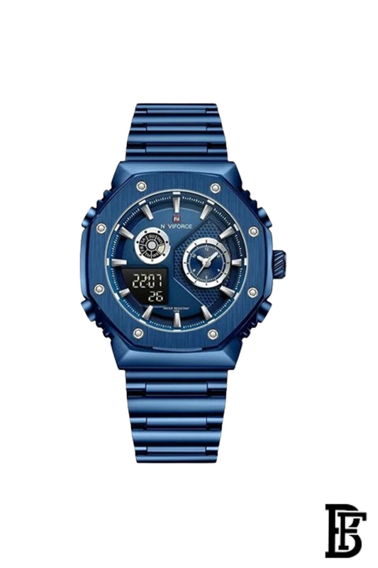NAVIFORCE NF9216S BE/BE MEN'S Stainless Steel Analog Wrist Watch image 1