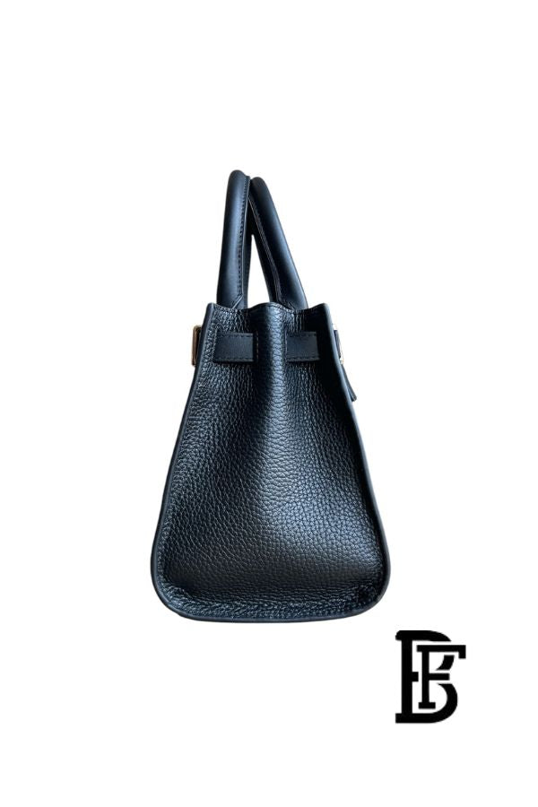 Tommy Hilfiger Blue Leather Women Handbag – Elegant Everyday Shoulder Bag image 5