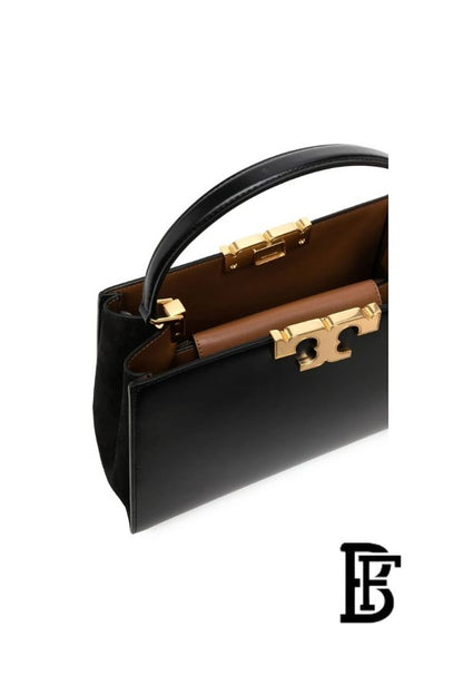 Tory Burch Black Leather Women Handbag 137312 001 – Elegant Everyday Shoulder Bag image 7