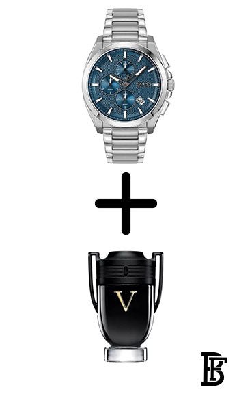 Hugo Boss Watch For Men 1513884 + Gift perfume Tester 30 ml image 0