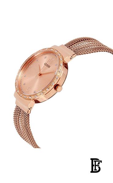GUESS Women's Chiffon Water Resistant Analog Watch W1083L3 image 2